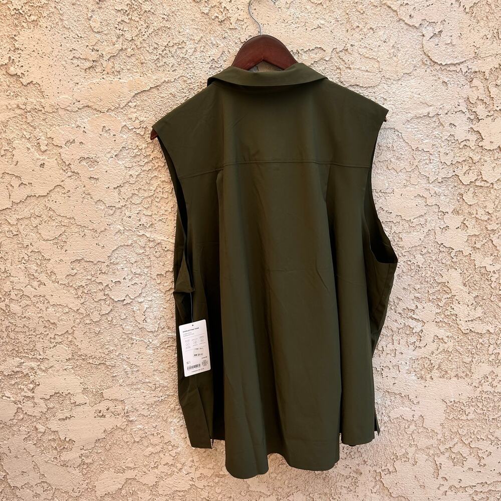 NWT Athleta Olive Green Everlasting Tank Top Size Womens 3X - Picture 4 of 7